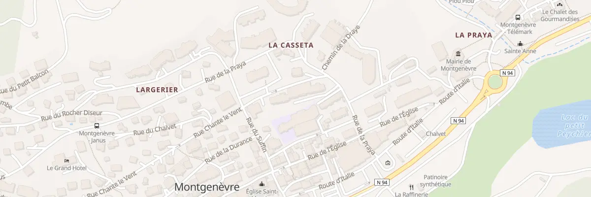 Plan du 145 Rue de la Praya à Montgenèvre