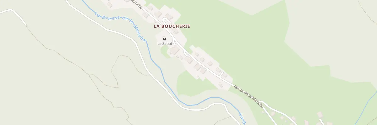 Plan du 2260 Rte de la Manche à Morzine