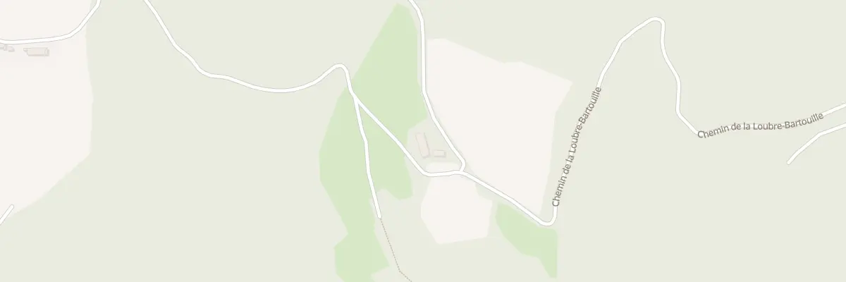 Plan du 1900 Che de la Loubre Bartouille à Briançonnet