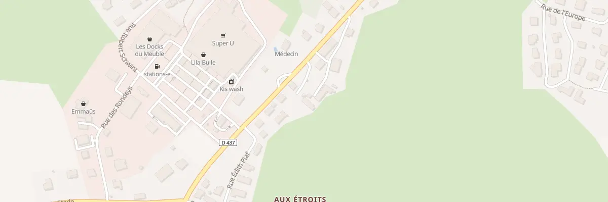 Plan du 51T Av de Lattre de Tassigny au Russey