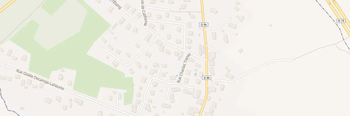 Plan du 3 Rue de l’Étang à Couthenans