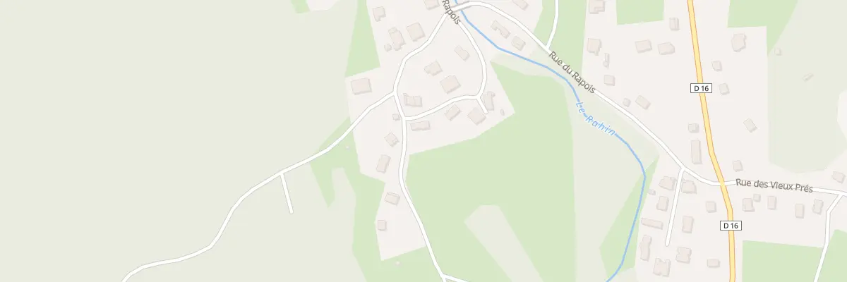 Plan du 30 Rue du Rapois à Plancher-Bas