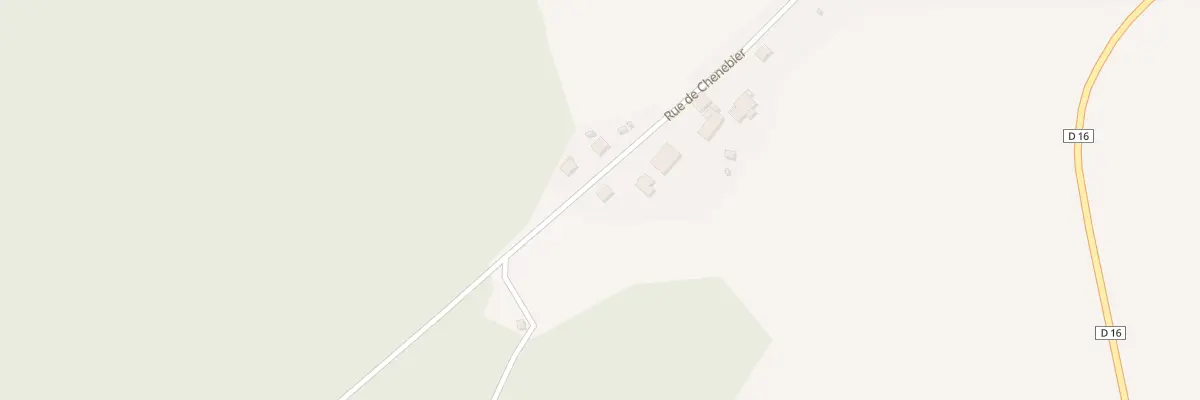 Plan du 29 Rue de Chenebier à Échavanne
