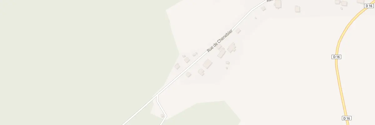 Plan du 16 Rue de Chenebier à Échavanne