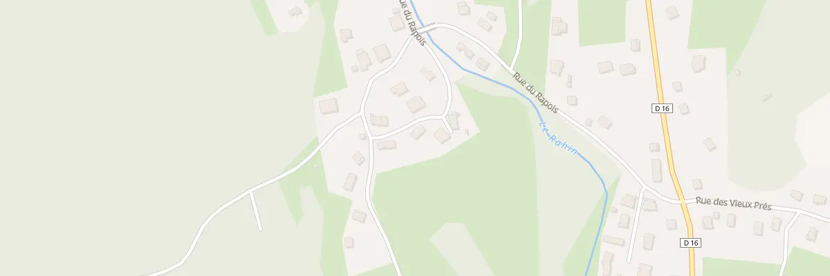 Plan du 32 Rue du Rapois à Plancher-Bas