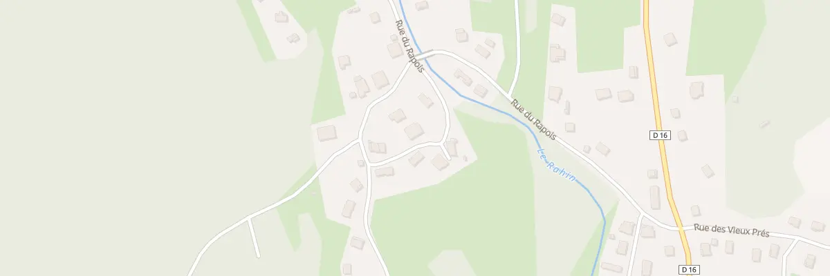 Plan du 19 Rue du Rapois à Plancher-Bas