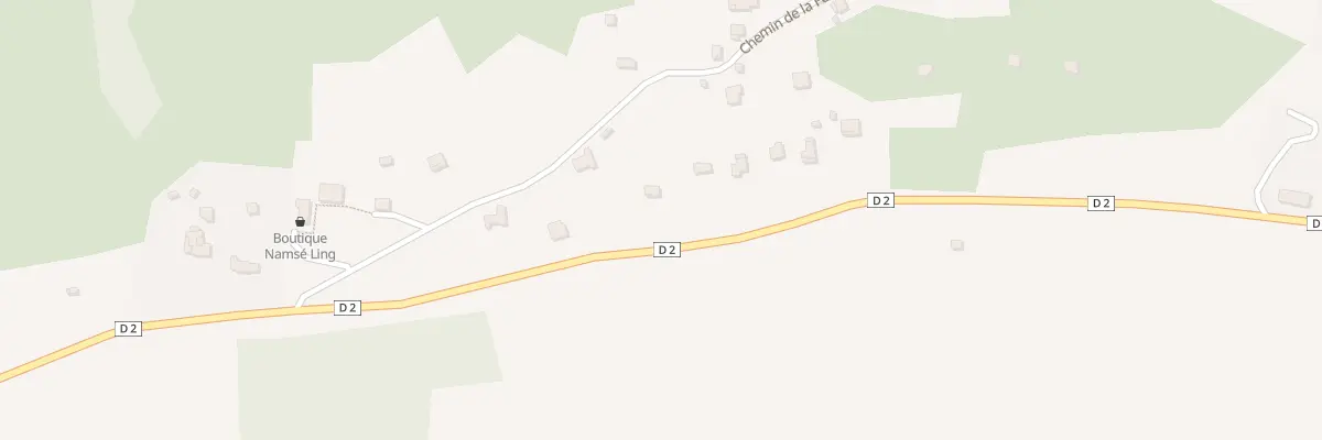 Plan du 3822 Rte Départementale 2 à Valderoure
