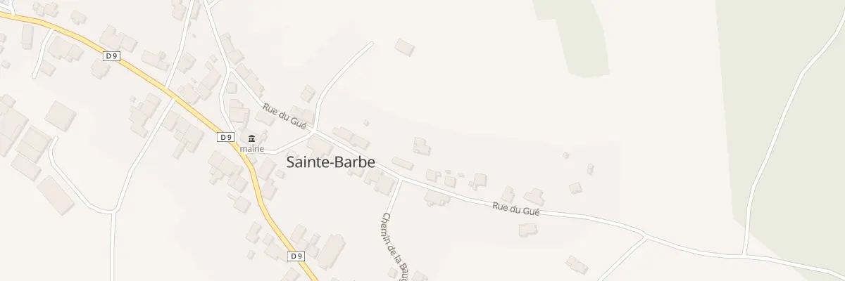 Plan du 19 Rue du Gué à Sainte-Barbe