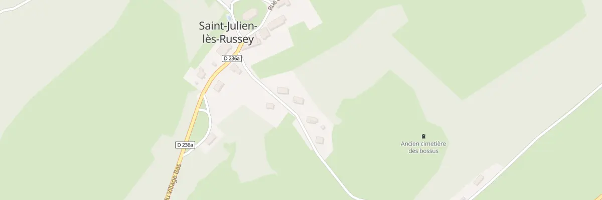 Plan du 4 Rue des Chalets à Saint-Julien-lès-Russey