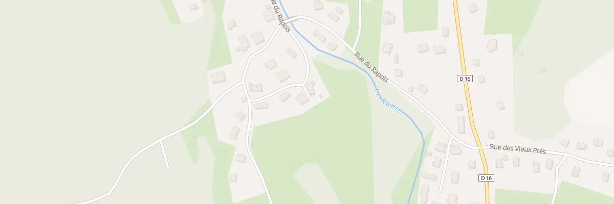 Plan du 34 Rue du Rapois à Plancher-Bas