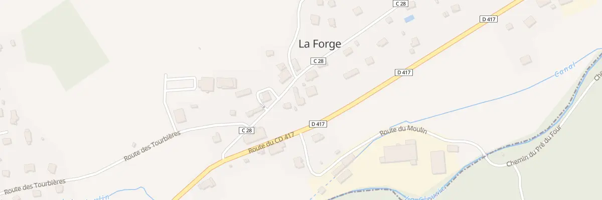 Plan du 4 Rte de la Mairie à La Forge
