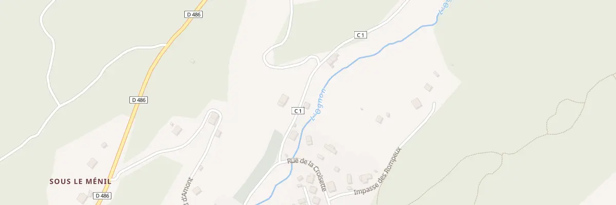 Plan du 6 Rte des Chaseaux à Haut-du-Them-Château-Lambert