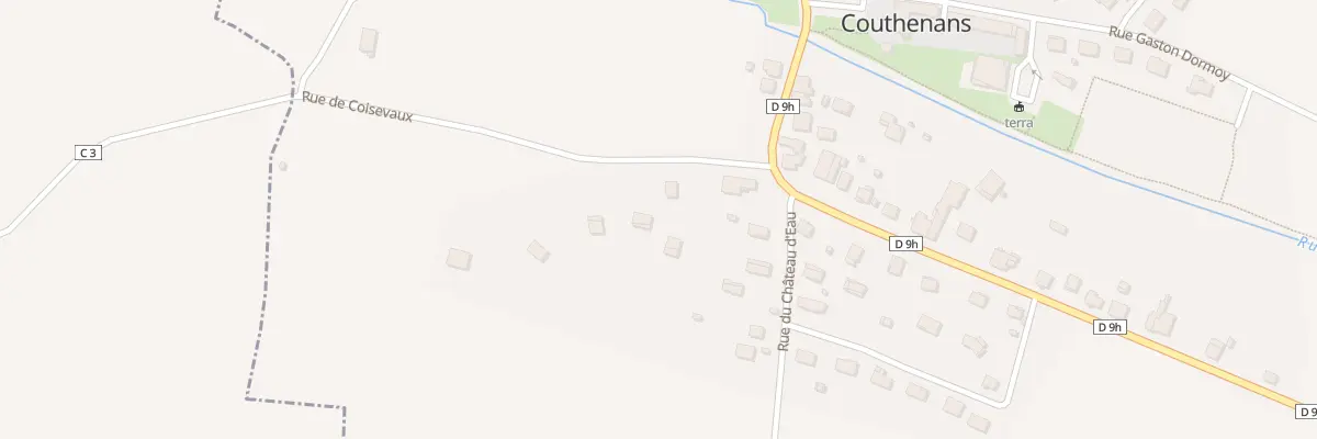 Plan du 7 Rue de Coisevaux à Couthenans