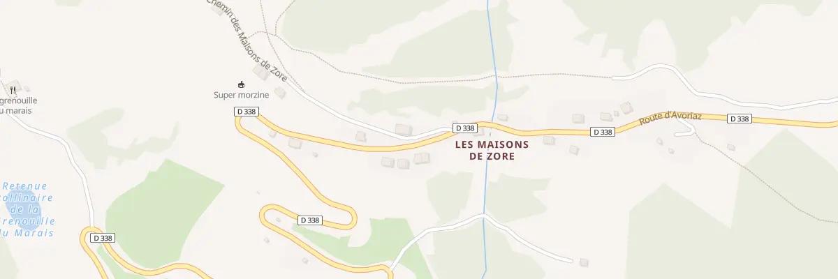 Plan du 36 Che des Maisons de Zore à Morzine