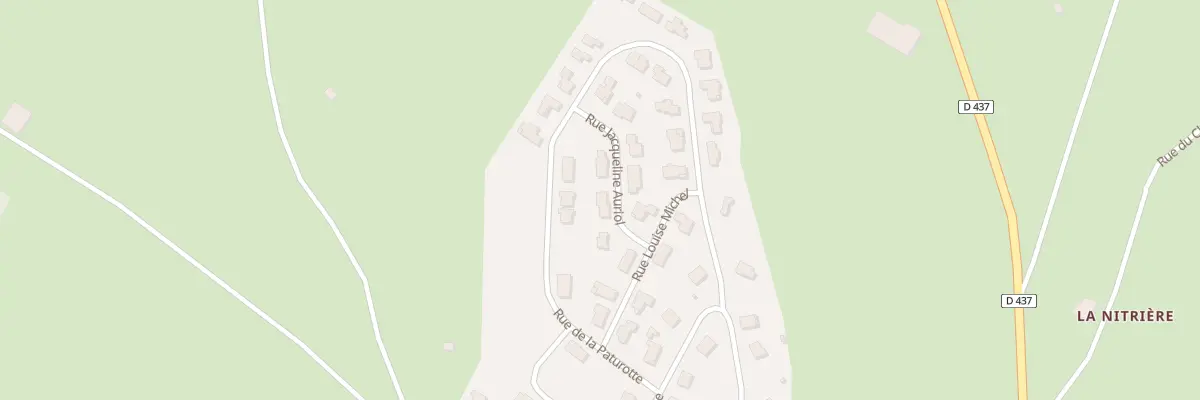 Plan du 5 Rue Jacqueline Auriol au Russey
