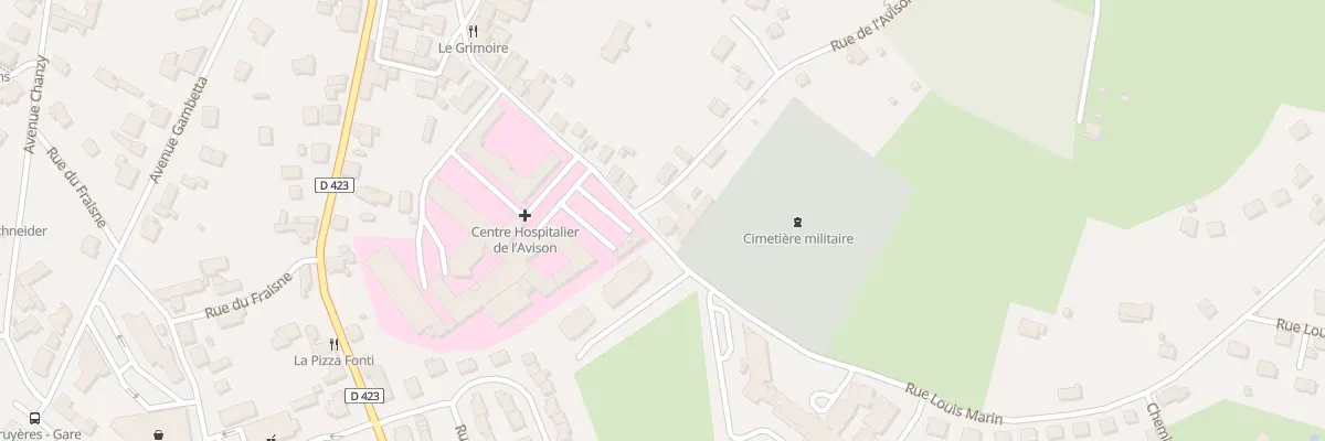 Plan du 2 Rue de l’Avison à Bruyères