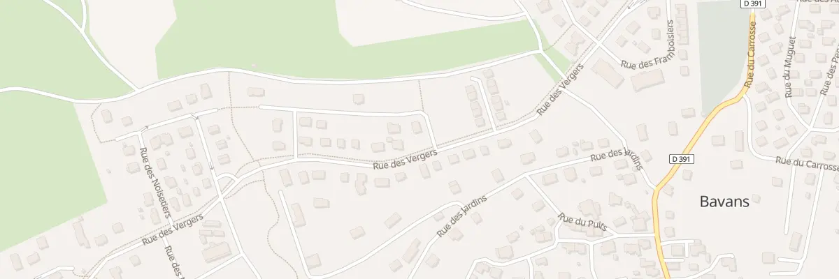 Plan du 14 Rue des Griottes à Bavans