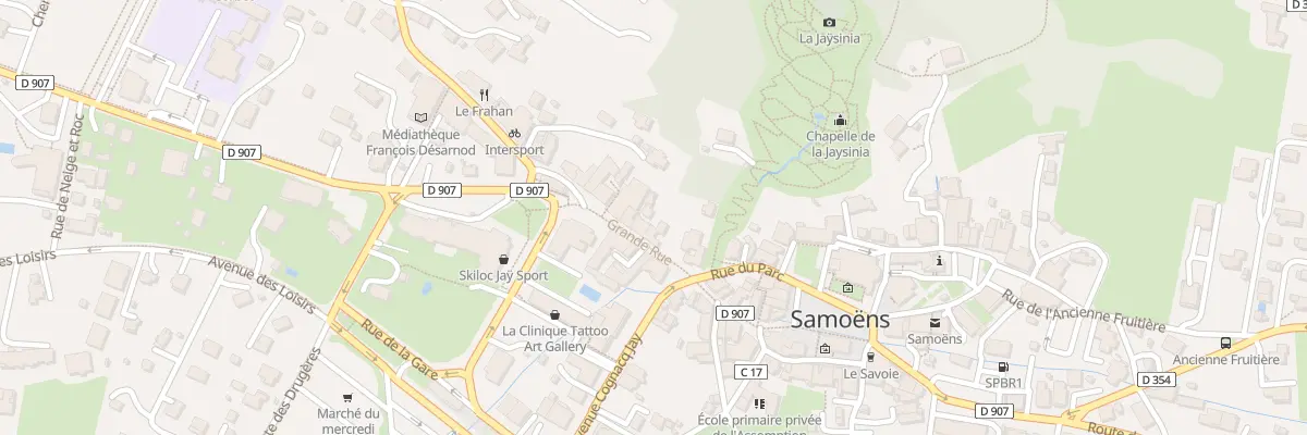 Plan du 124 Rue Grande Rue à Samoëns