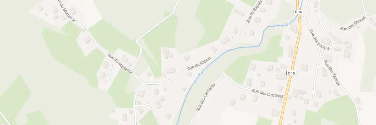 Plan du 39 Rue du Rapois à Plancher-Bas
