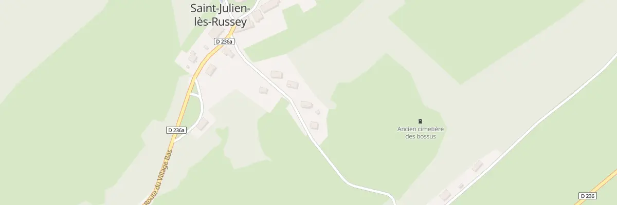 Plan du 6 Rue des Chalets à Saint-Julien-lès-Russey
