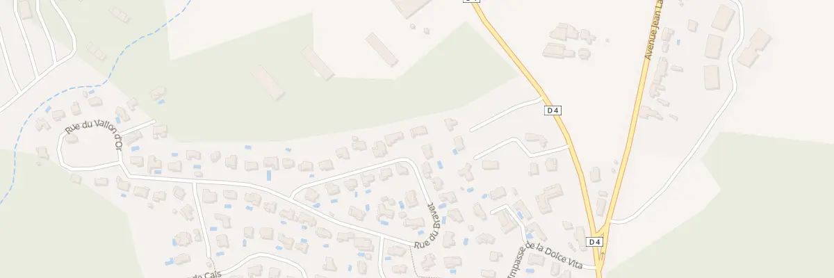 Plan du 172 Rue du BRAVET à Fréjus