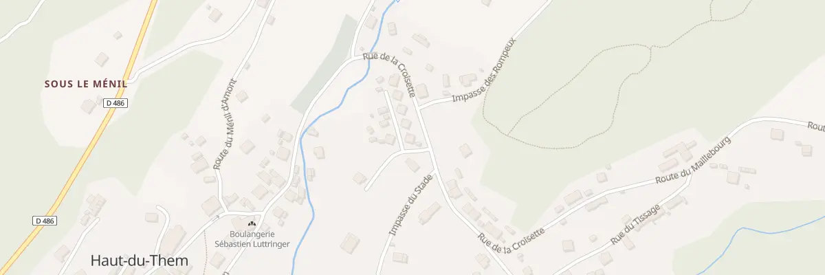 Plan du 10 Rue de la Croisette à Haut-du-Them-Château-Lambert