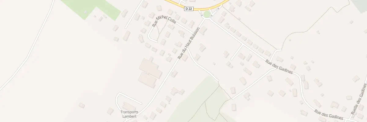 Plan du 5 Rue du Haut Buisson à Baccarat