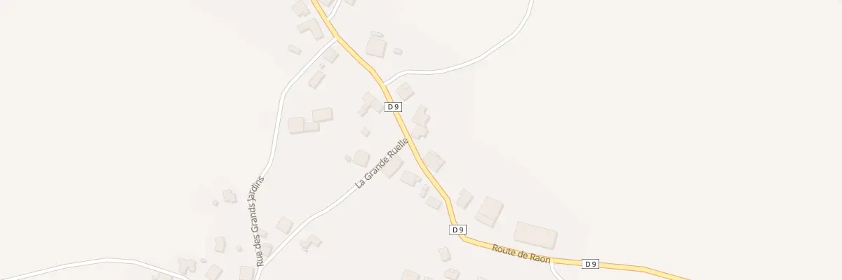 Plan du 25 Rte de Raon à Sainte-Barbe