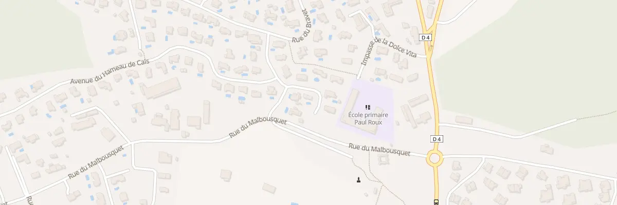 Plan du 60 Imp du HAMEAU à Fréjus