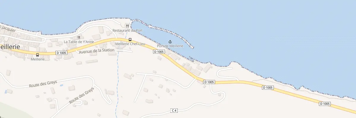 Plan de La Tronche à Meillerie