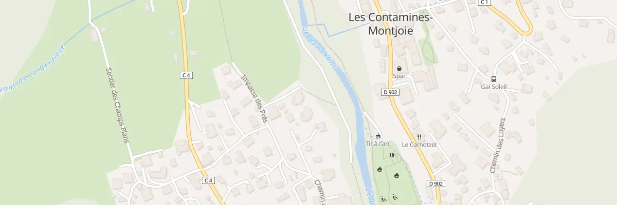 Plan du 26 Imp des Prés aux Contamines-Montjoie