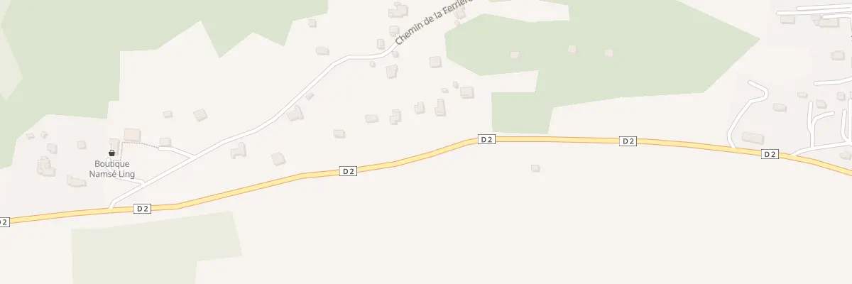 Plan du 386 Che de la Ferrière à Valderoure