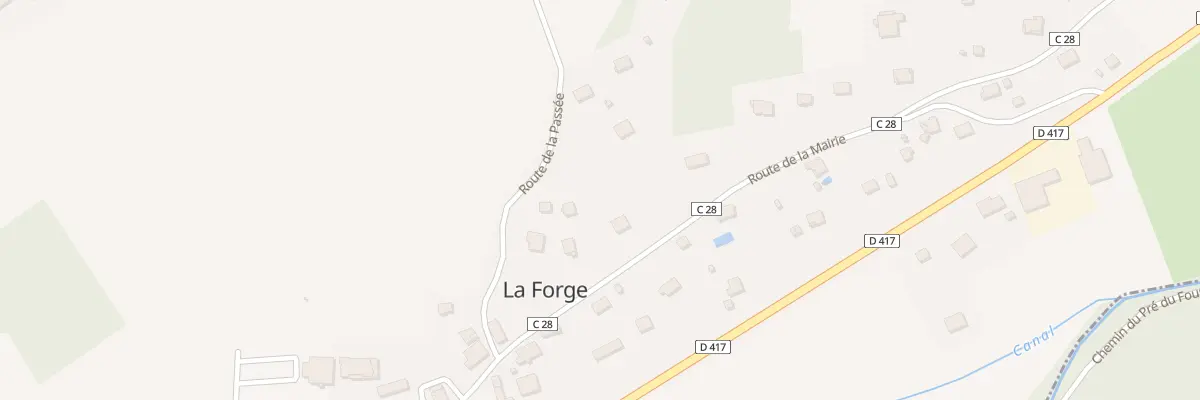 Plan du 6 Rte de la Passée à La Forge