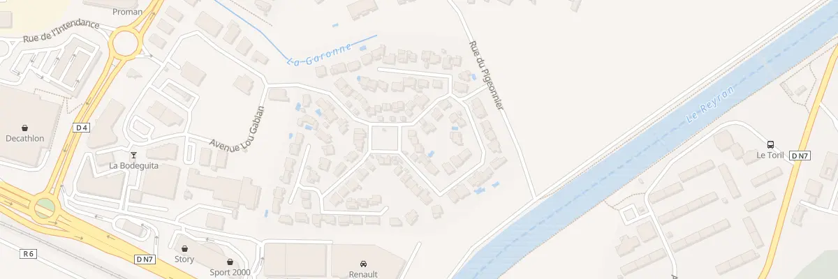 Plan du 159 Rue des ORANGERS à Fréjus