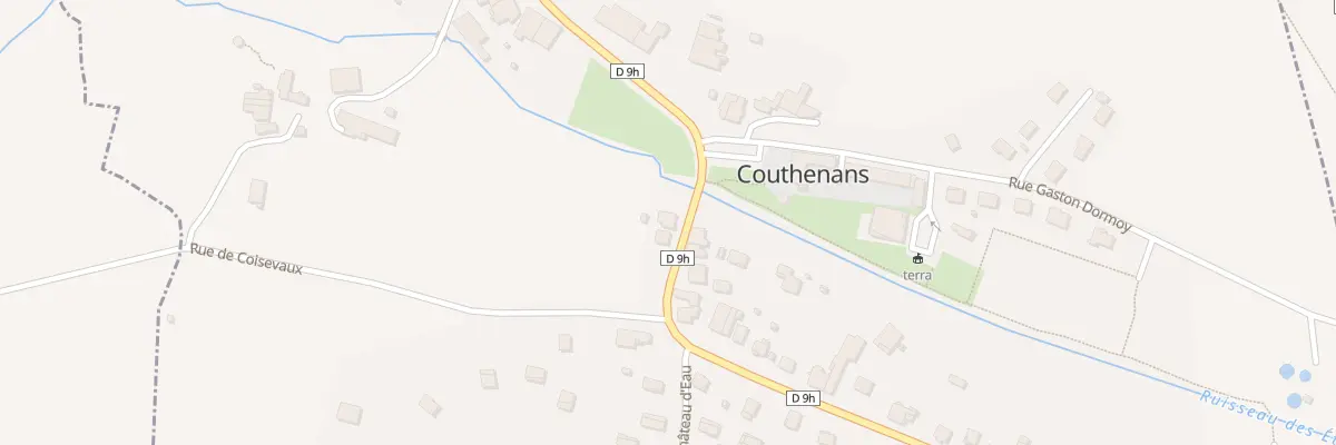 Plan du 2 Rue d’Héricourt à Couthenans