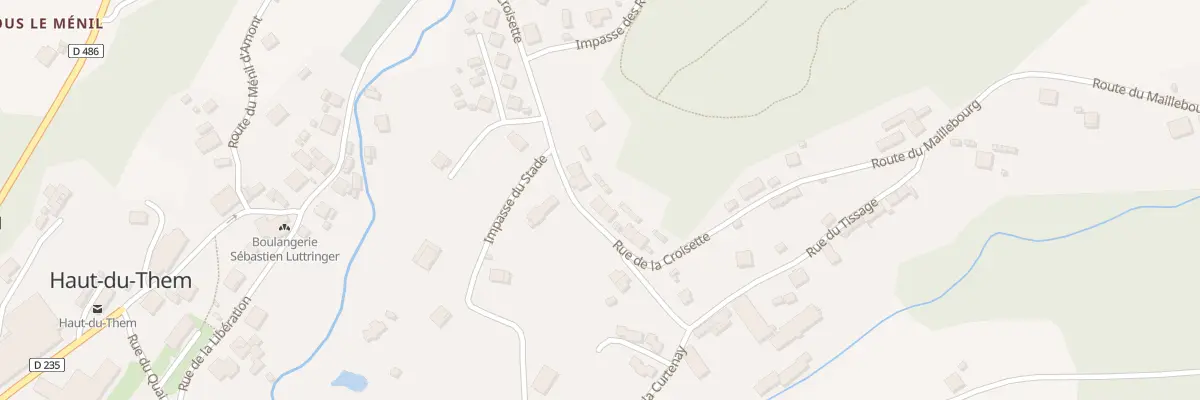 Plan du 13 Rue de la Croisette à Haut-du-Them-Château-Lambert