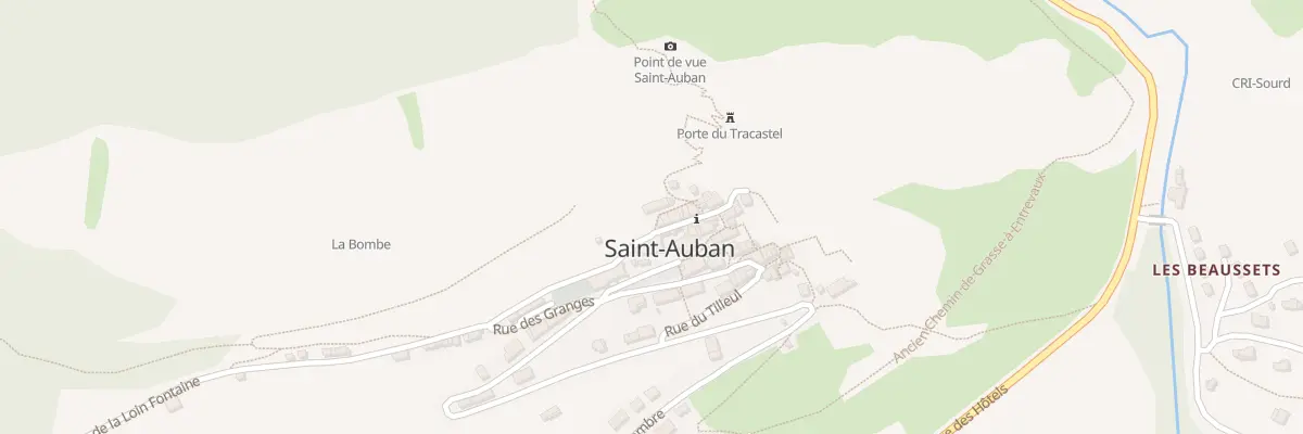 Plan du 97 Rue du Chateau à Saint-Auban