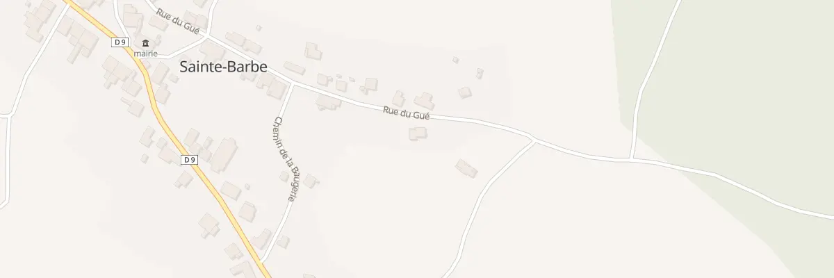 Plan du 24 Rue du Gué à Sainte-Barbe