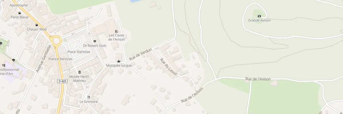 Plan du 5 Rue du Lavoir à Bruyères
