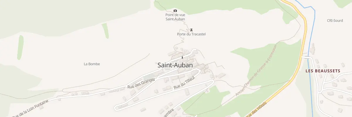 Plan du 58 Rue du Four à Saint-Auban