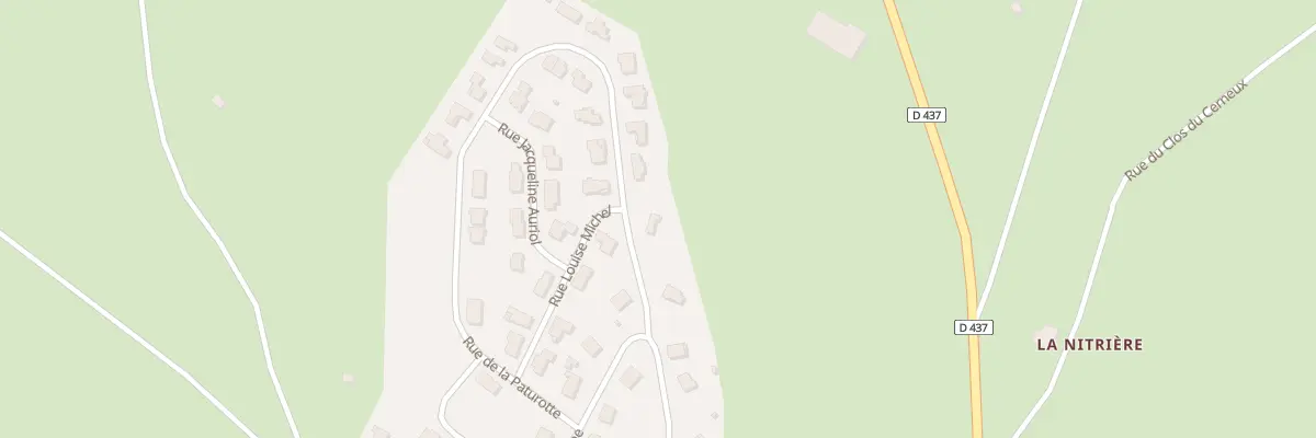 Plan du 2 Rue de la Paturotte au Russey