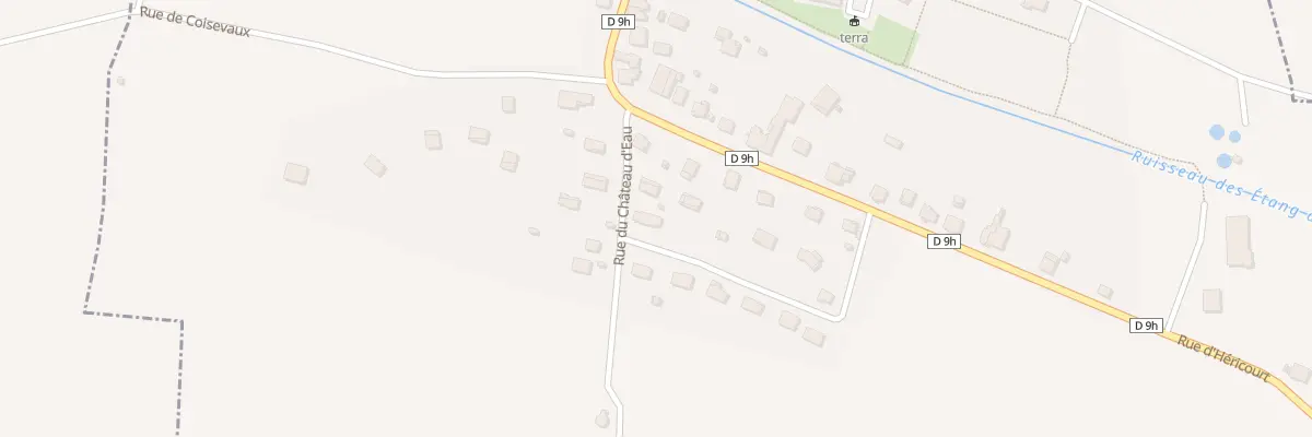 Plan du 7 Rue du Château d’Eau à Couthenans