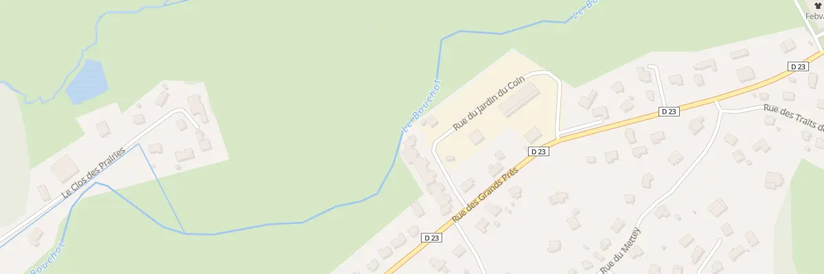 Plan du 23 Rue du Jardin du Coin à Vagney