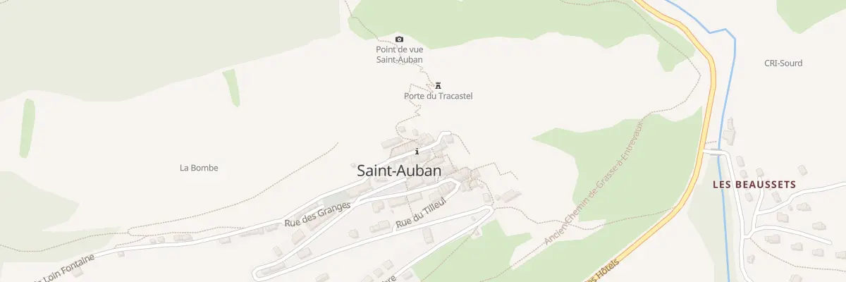 Plan du 70 Rue Tracastel à Saint-Auban