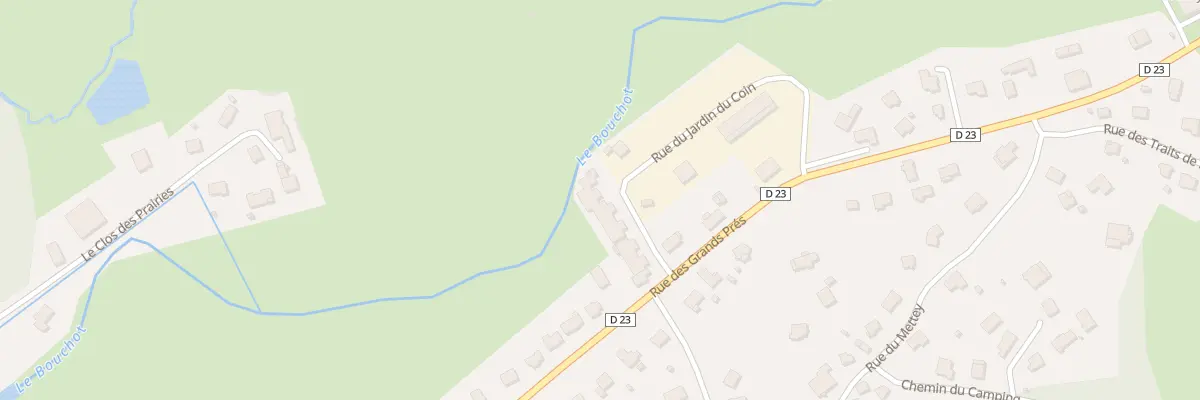 Plan du 19 Rue du Jardin du Coin à Vagney