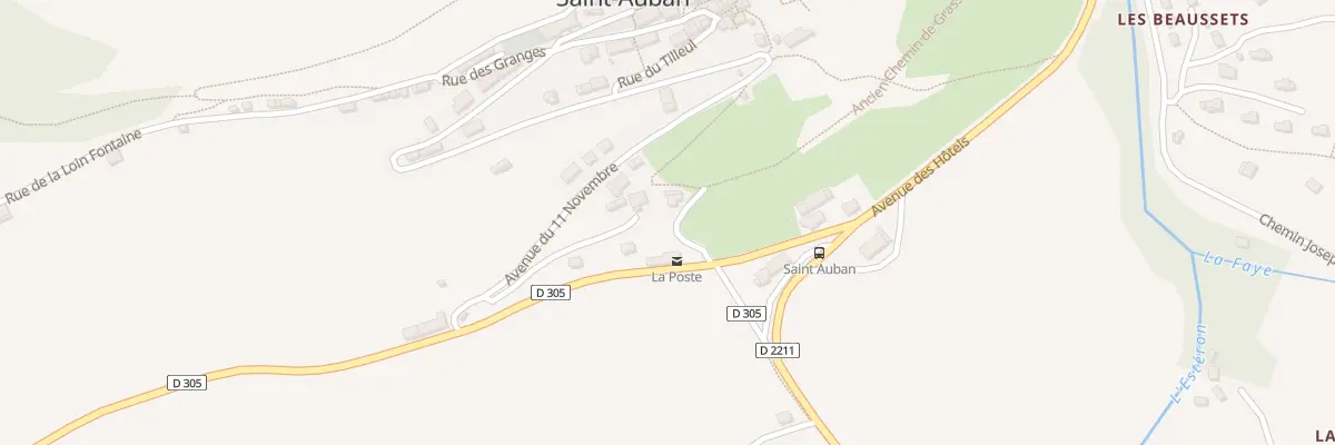 Plan du 150 Che de la Grange d’Olivier à Saint-Auban