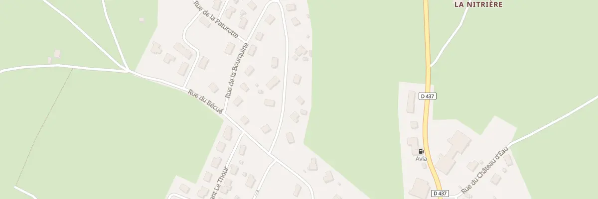 Plan du 6 Rue de la Bourquine au Russey
