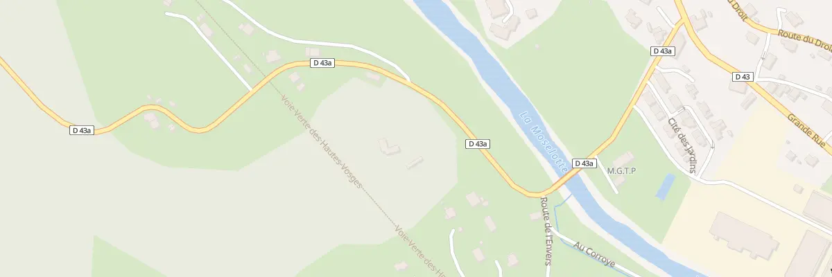 Plan du 3 Rte de la Gare à Thiéfosse