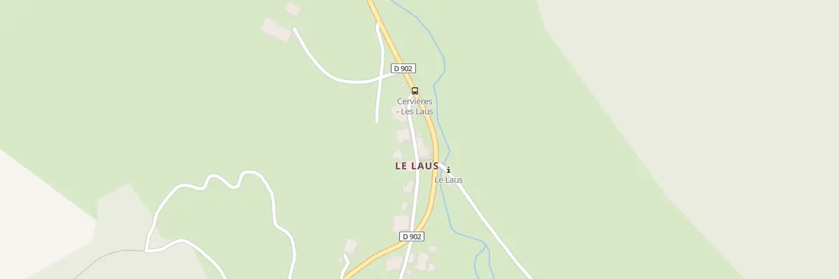 Plan du 5180 Le Laus à Cervières
