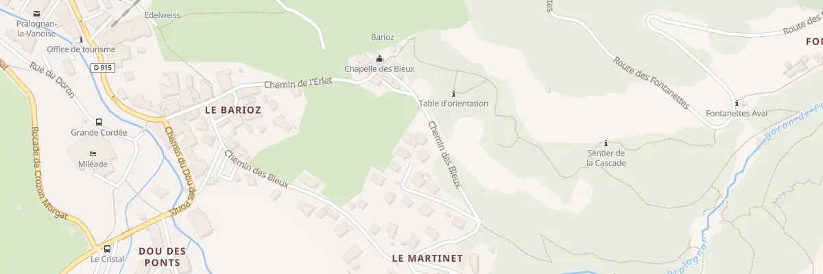 Plan du 5247E Martinet à Pralognan-la-Vanoise